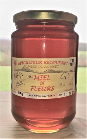 Miel de récolte fleurs mélangées 1Kg