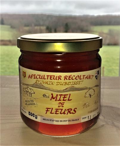 Miel de récolte fleurs mélangées 500g