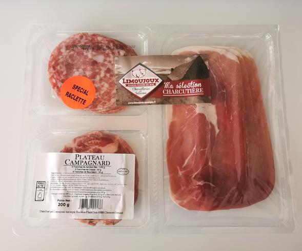 Plateau campagnard 200g (jambon,coppa,saucisson)